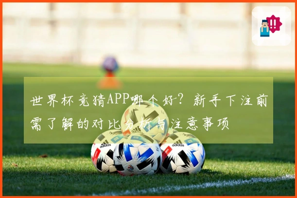 世界杯竞猜APP哪个好？新手下注前需了解的对比分析与注意事项